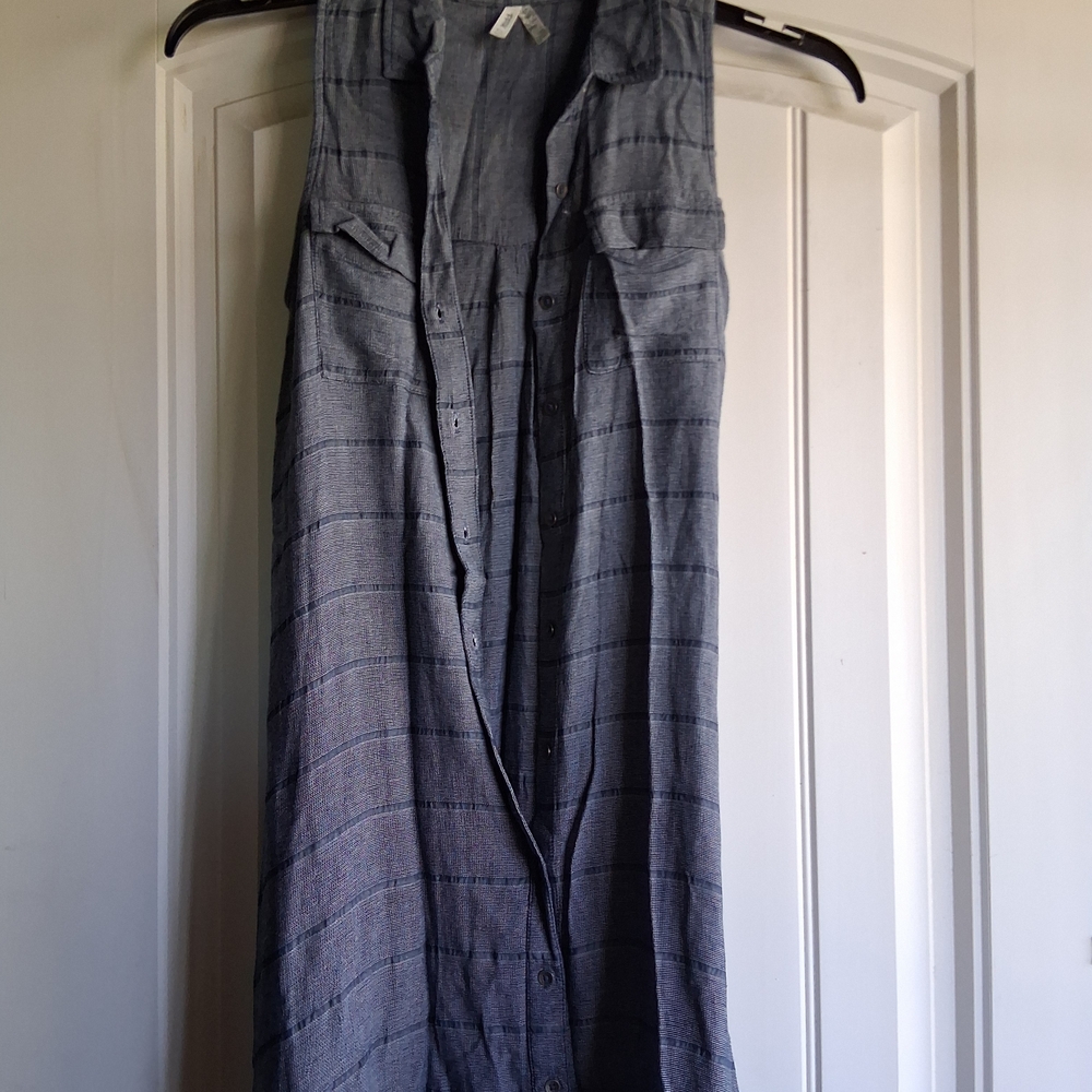 Mudd Charcoal Sleeveless Jumpsuit